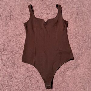 Abercrombie & Fitch Chocolate Tank Bodysuit